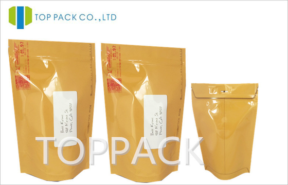 노란 애완 동물 알루미늄 호일 콘테이너 12 x 20CM의 VmPET 식품 포장