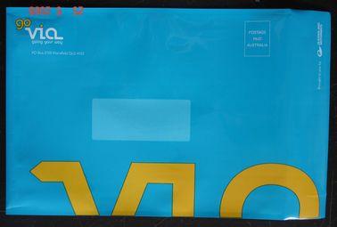 발송 의류를 위한 비닐 봉투를 우송해 파랑에 의하여 금속을 입히는 접착성 물개