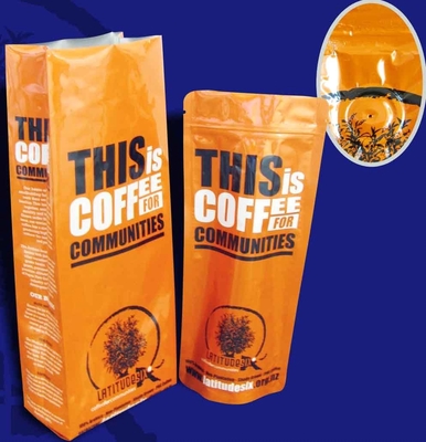 FDA, SGS 튼튼한 평야에 의하여 인쇄되는 커피 포장 부대, 포장 1회분의 커피 봉지