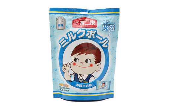 플라스틱 재상할 수 있는 애완 동물 PE는 사탕을 위한 주머니/부대를 위로 서 있습니다