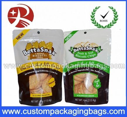 플라스틱 둥근 밑바닥 삼각천 식사는 주머니 Ziplock 부대를 위로 서 있습니다