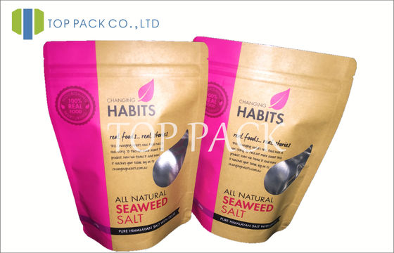 특별한 창 크래프트 종이는 포장 500g 해초 소금 부대를 양념을 칩니다