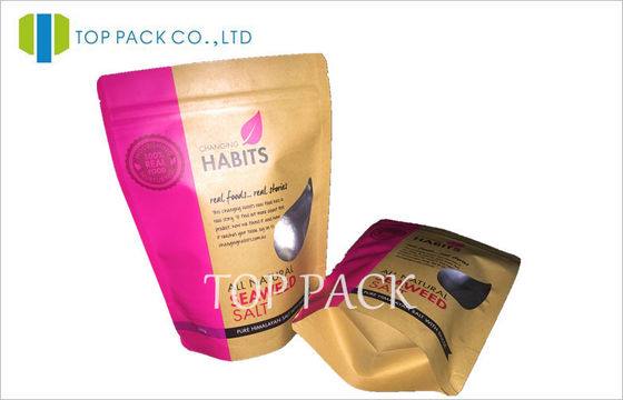 특별한 창 크래프트 종이는 포장 500g 해초 소금 부대를 양념을 칩니다