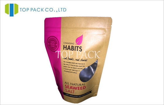 특별한 창 크래프트 종이는 포장 500g 해초 소금 부대를 양념을 칩니다