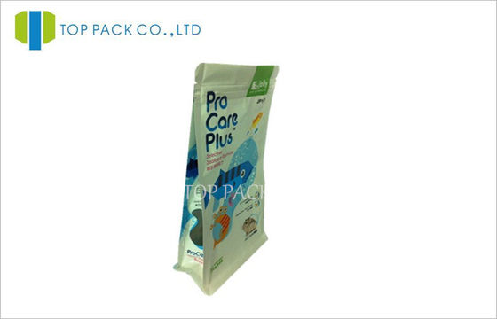 정연한 밑바닥 옆 삼각천은 지퍼에 Resealable 주머니를 위로 서 있습니다