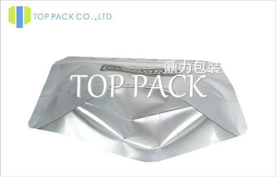 알루미늄 호일은 Ziplock 80micron - 200micron를 가진 음식 주머니를 위로 서 있습니다