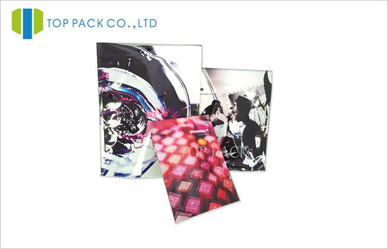 인쇄된 다채로운 위로 자루에 넣습니다 박판 플라스틱 포일 Ziplock 120mic를 서 있습니다