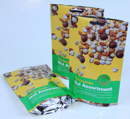 Resealable 포일은 착색된 플라스틱 지플락 부대, Zip 자물쇠 비닐 봉투를 위로 서 있습니다