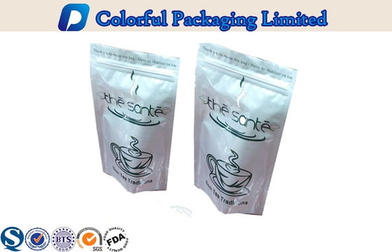 250g/500g/1kg 지플락 알루미늄 호일은 차 포장을 위한 주머니를 위로 서 있습니다