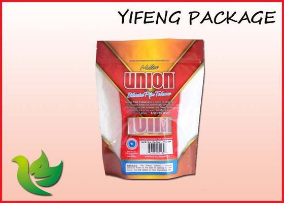 플라스틱 명확한 창은 담배 Packaing를 위한 지퍼를 가진 주머니를 위로 서 있습니다