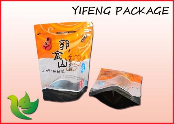 플라스틱 PE는 vagetable 건조한 과일 견과를 위한 지퍼를 가진 주머니를 위로 서 있습니다