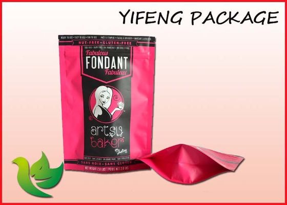 초콜렛/플라스틱 사탕은 음식 가동 가능한 포장 16oz 12oz를 위한 주머니를 위로 서 있습니다
