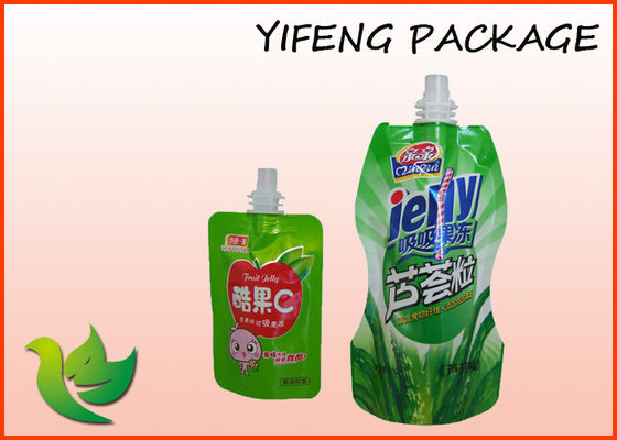 액체 음식 주스 포장을 위한 자유로운 모양 주둥이 주머니 50ml 100ml 200ml