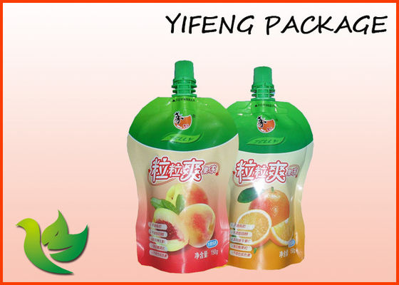 밑바닥 삼각천 주스 주머니 부대, 액체 과일 주스 수프 Packaing