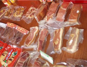 열 - 걸이 구멍을 가진 바다표범 어업 물고기 음식 주머니 포장 부대