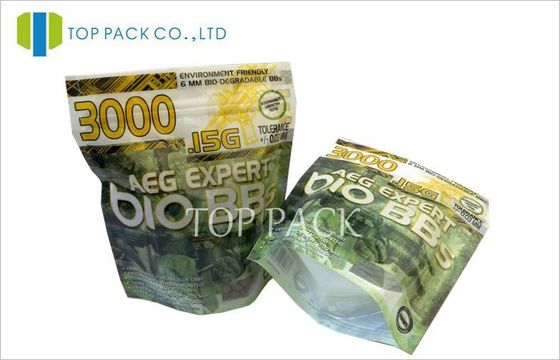 박판으로 만들어진 Resealable Tabacco를 위한 지퍼로 포장하는 주머니를 위로 서 있습니다