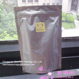 알루미늄 호일 Zip 자물쇠 부대/Resealable 포일은 주머니를 위로 서 있습니다